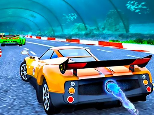 Underwater Car Racing Simulator - browser game screenshot