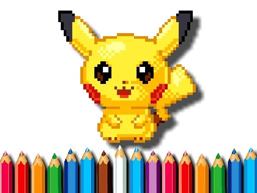 BTS Pokemon Coloring Book - browser game screenshot
