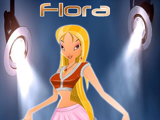 Winx Flora Fashion Girl - browser game screenshot