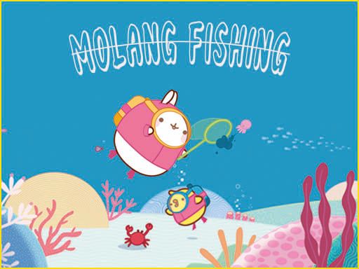 Molang Fishing - browser game screenshot