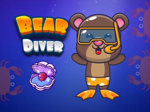 Bear Diver - browser game screenshot