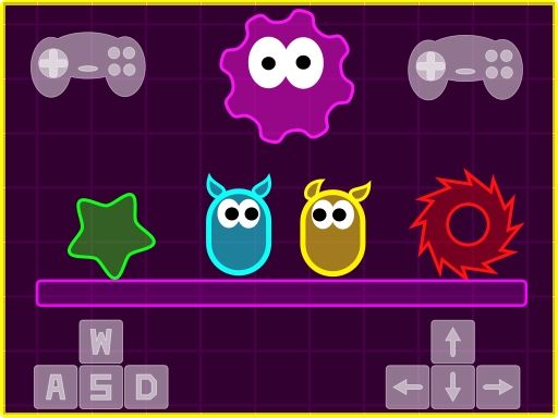 Neon Slimes Neon Slimes - browser game screenshot