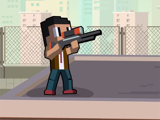 Rooftop Shooters - browser game screenshot