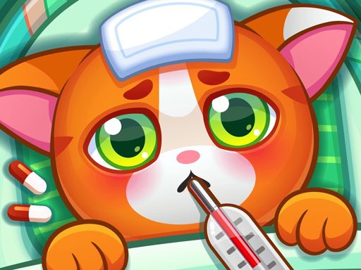 Cat Doctor Simulator - browser game screenshot