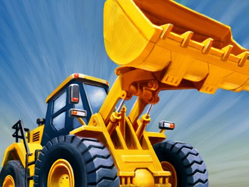Bulldozer Crash Race - browser game screenshot