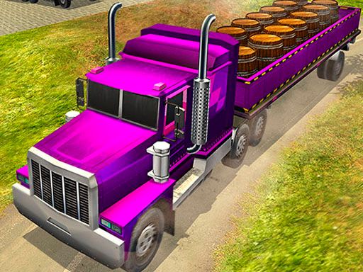 City Cargo Trailer Transport - browser game screenshot