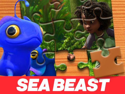 The Sea Beast Jigsaw Puzzle - browser game screenshot