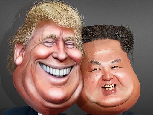 Trump Ragdoll - browser game screenshot