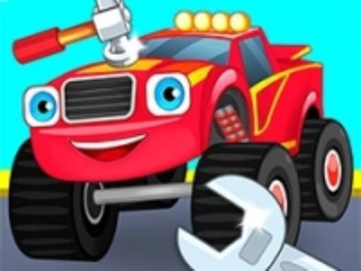 Monster Truck: Car Repair & Fix - browser game screenshot