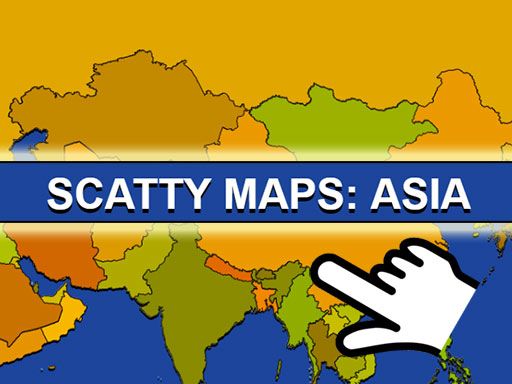 Scatty Maps: Asia - browser game screenshot