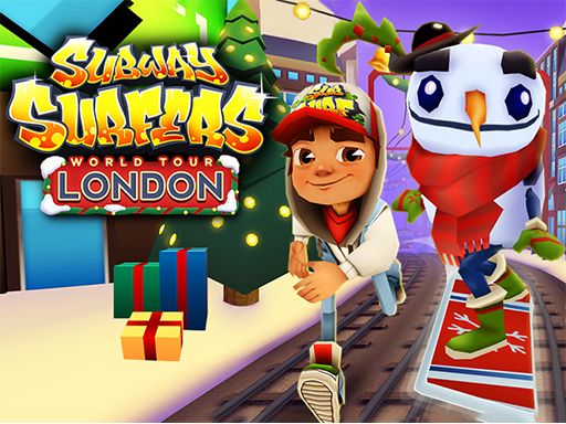 Subway Surfers London - browser game screenshot