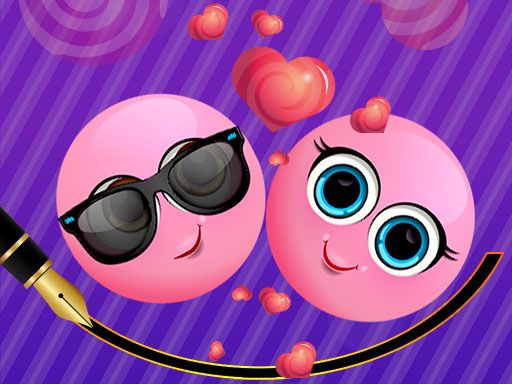 Happy Love Balls - browser game screenshot