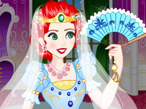 Brave Princess Wedding Dress up - browser game screenshot