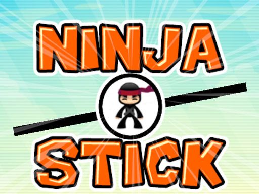 Ninja Stick Hero - browser game screenshot