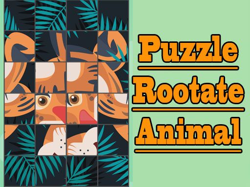 Puzzle Rootate Animal Puzzle Rootate Animal - browser game screenshot