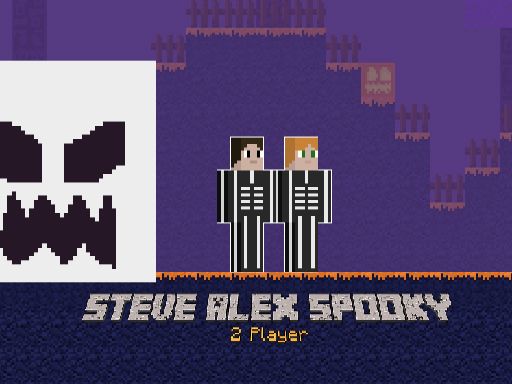 Steve Alex Spooky - 2 Player - browser game screenshot
