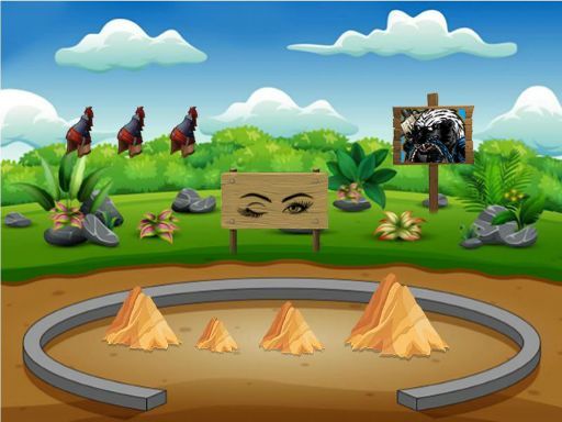 Find the Ostrich tag - browser game screenshot