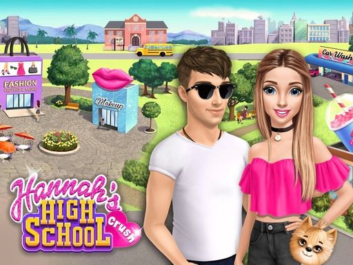 High School Crush Date - browser game screenshot