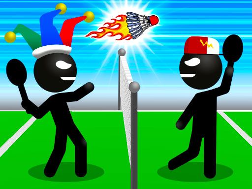 Stickman Sports Badminton Stickman Sports Badminton - browser game screenshot