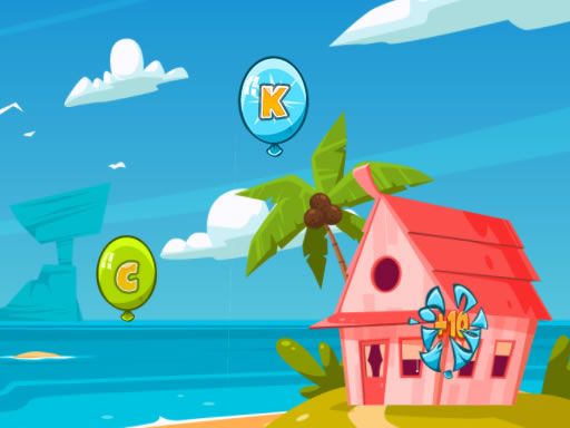 Letter Popping - browser game screenshot
