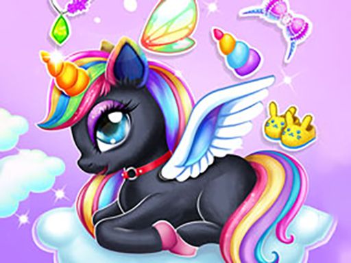 Kids Unicorn Dress Up - browser game screenshot