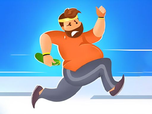 Fat man parkour - browser game screenshot