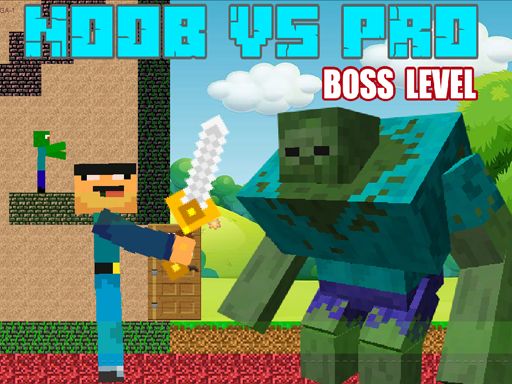 Noob vs Pro - Boss Levels - browser game screenshot
