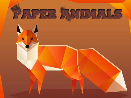 Paper Animals Pair - browser game screenshot