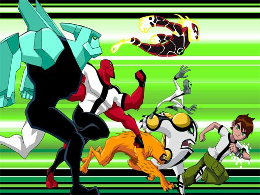 Ben 10 Jump Force - browser game screenshot