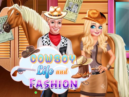 Cowboy Life and Fashion - browser game screenshot