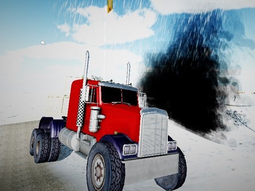 Truck Driving Simulator offroad - browser game screenshot