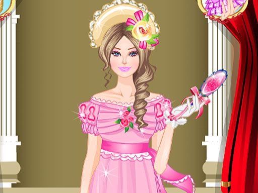 Barbie Vintage Dress up - browser game screenshot