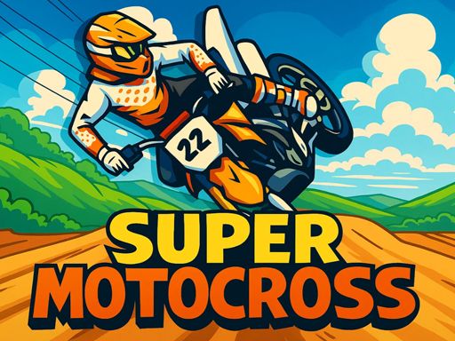 Super Motocross  - browser game screenshot