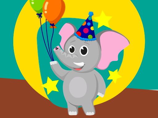 Funny Elephant Style Jigsaw - browser game screenshot