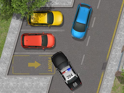 Park The Police Car - browser game screenshot