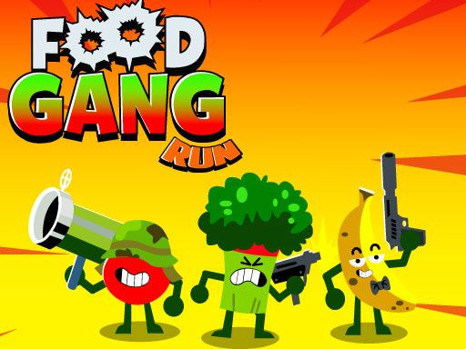 Food Gang Run - browser game screenshot