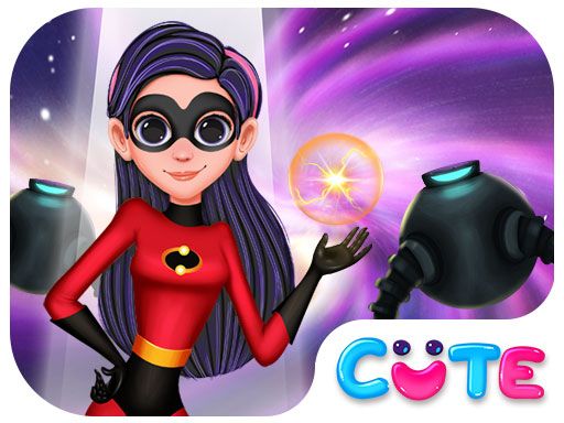 Superhero Violet Fashion Shoot - browser game screenshot