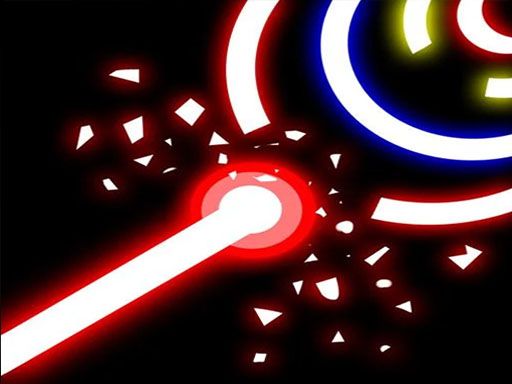 Glow Explosions-2 - browser game screenshot