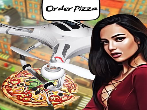 Pizza Drone Delivery - browser game screenshot