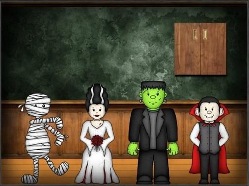 Amgel Halloween Room Escape 25 - browser game screenshot