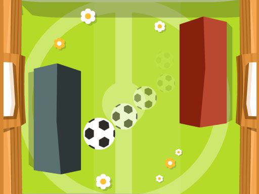 Super Pong Ball ⚽ Soccer like Ping-Pong game - browser game screenshot