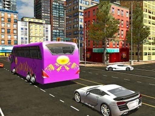 City Bus Offroad Driving Sim - browser game screenshot