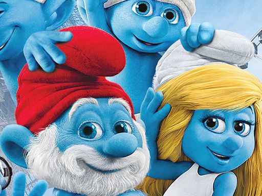 Smurf Jigsaw Puzzle Collection - browser game screenshot