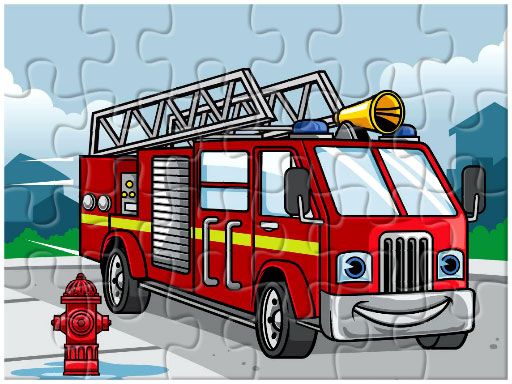Transport Jigsaw Deluxe - browser game screenshot