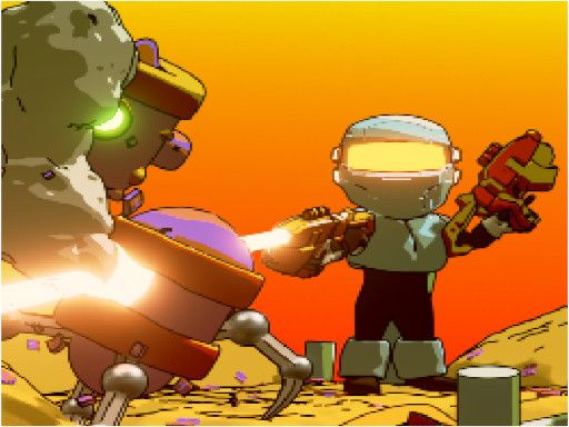Run Gun Robots - browser game screenshot