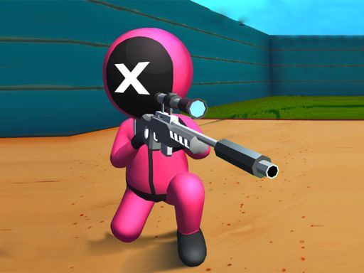 Squid Game - 456 Sniper Challenge - browser game screenshot