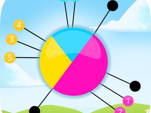 Color Pin Circle - Addictive Pin Shooter Game - browser game screenshot