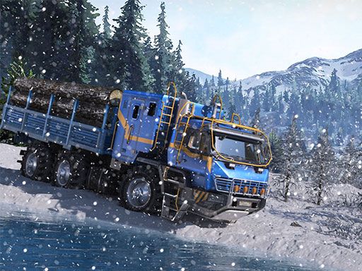 Offroad Cargo Truck Driver 3D - browser game screenshot
