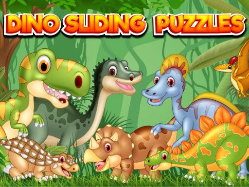 Dino Sliding Puzzles Dino Sliding Puzzles - browser game screenshot