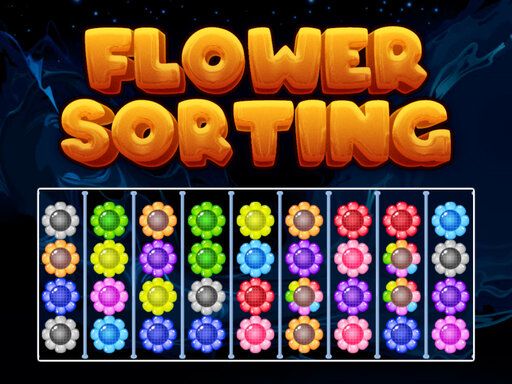 Flower Sorting Flower Sorting - browser game screenshot